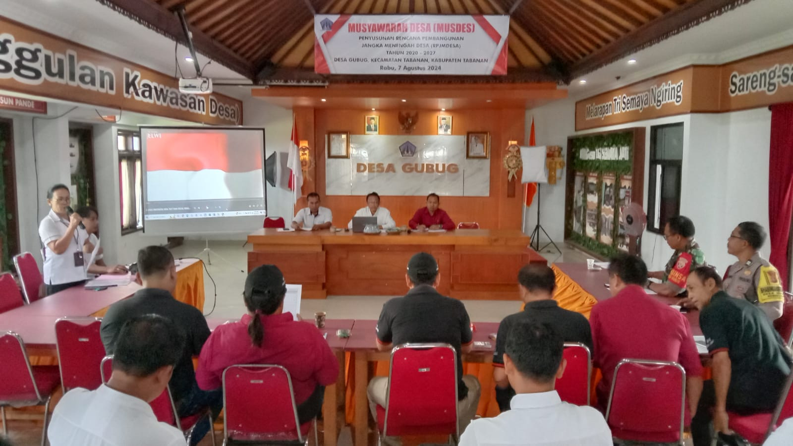 BPD DESA GUBUG MENGGELAR MUSDES PERUBAHAN RPJMDesa 2019 - 2027